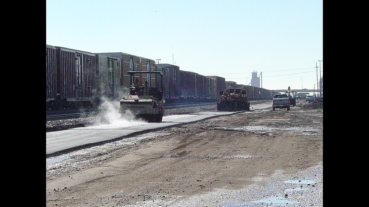 BNSF Transcon Third Mainline Installation.