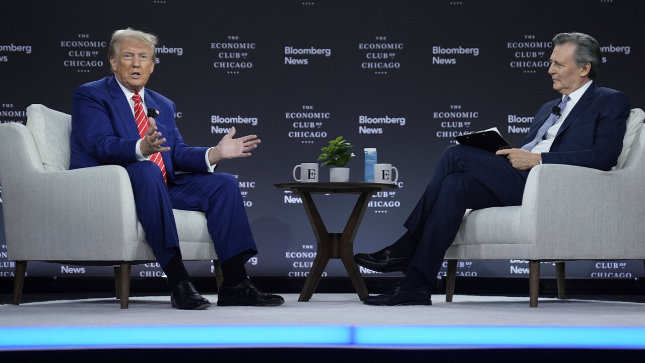 10/15/24 - President Trump's Interview with Bloomberg at The Economic Club of Chicago