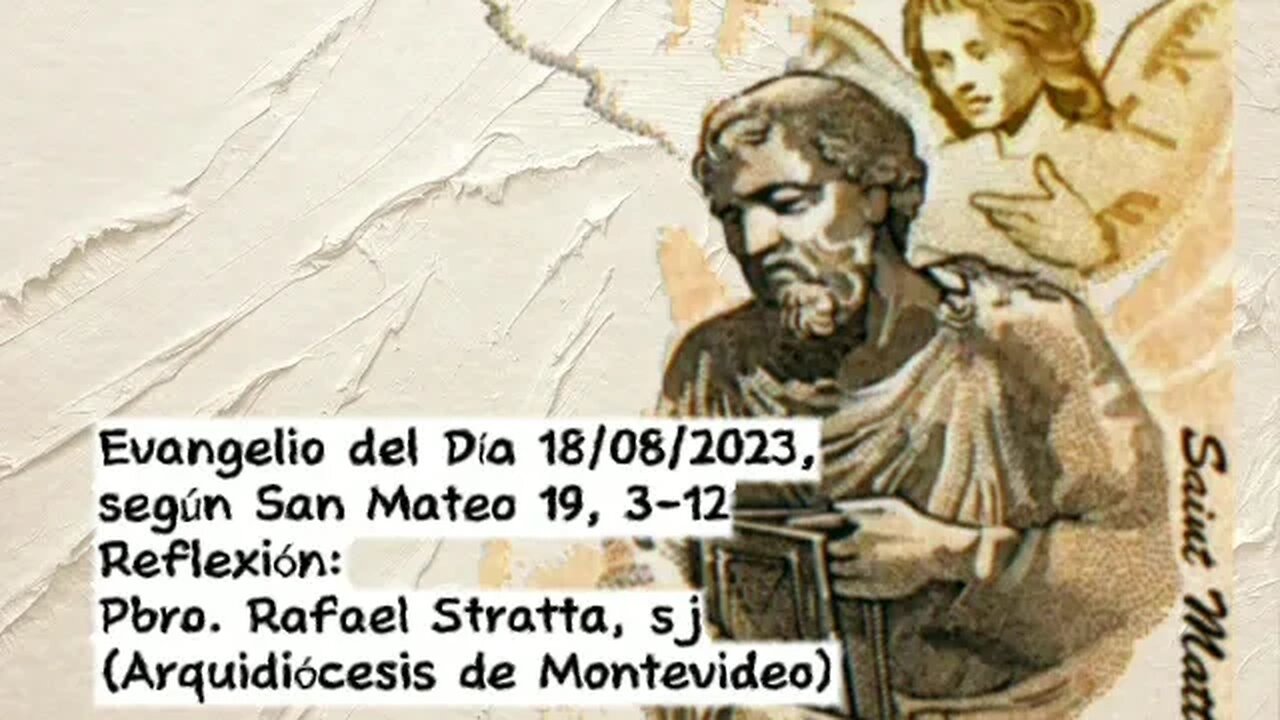 Evangelio del Día 18/08/2023, según San Mateo 19, 3-12 - Pbro. Rafael Stratta, sj