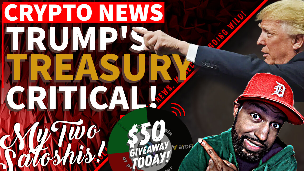 Trump’s Treasury Pivot: Bad News for #Bitcoin? | Plus $50 #USDT #Giveaway Today DON'T MISS!