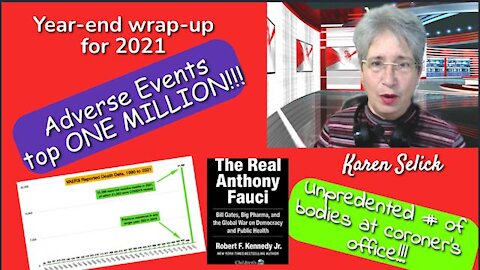 USA | Year-End 2021 - Reports Top 1,000,000 - Unprecedented Body Count at Coroner's Office