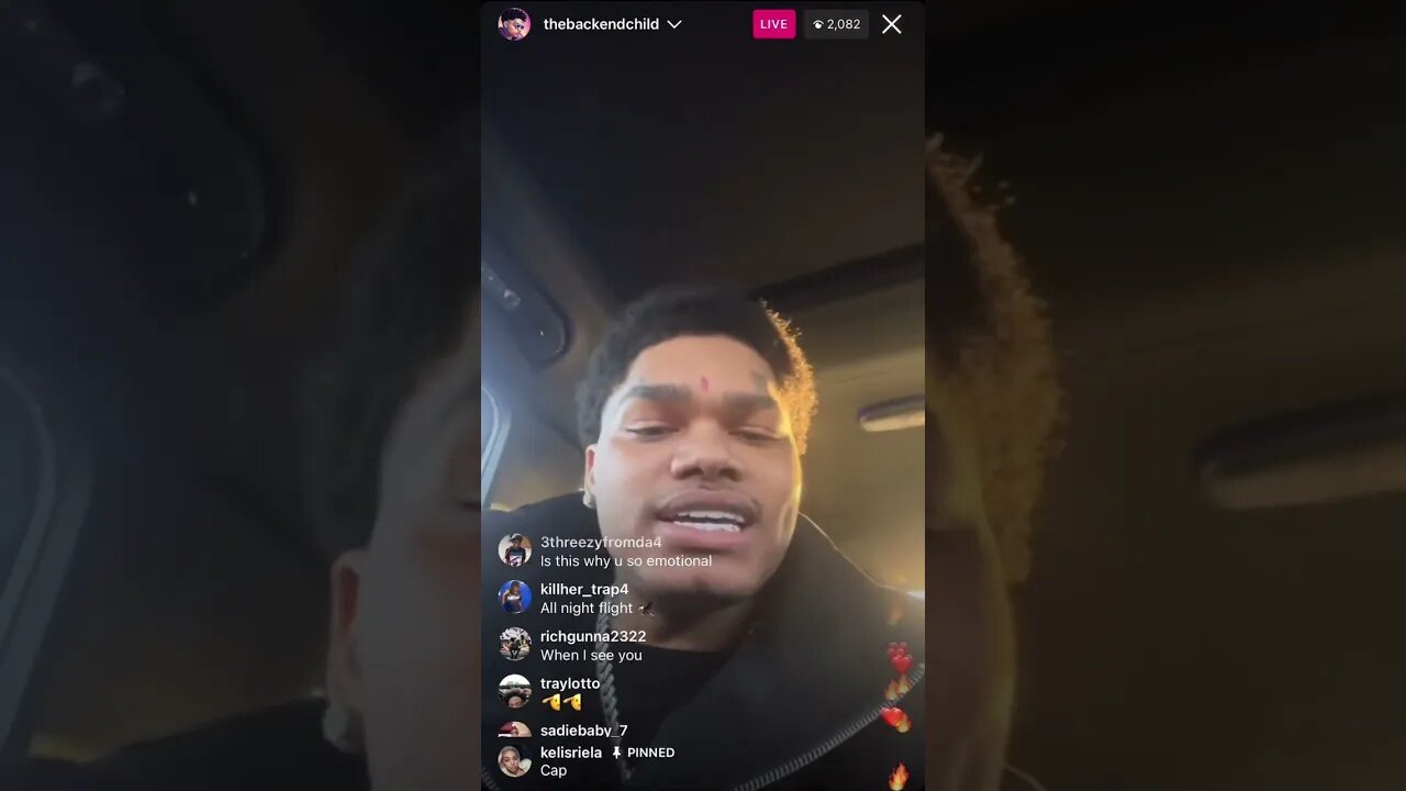NOCAP IG LIVE: Bopping Music In His Hot Car😮‍💨(19-02-23)
