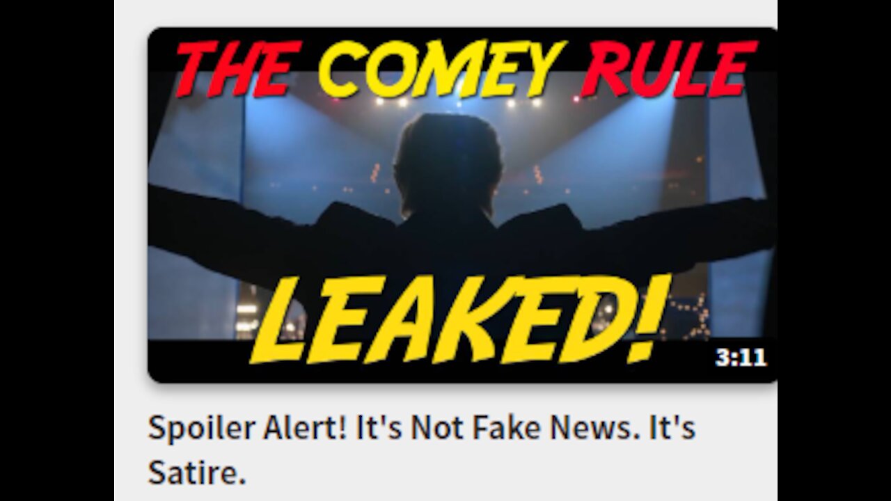Spoiler Alert! It's Not Fake News. It's Satire.