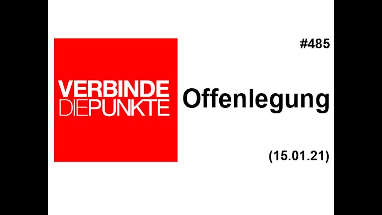 Verbinde die Punkte 485 - Offenlegung (15.01.2021)