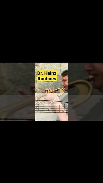 Rotinas Diárias para Trompete - Parte I(03) [NOTAS LONGAS] - Schlossberg & Cichowicz, com Dr. Heinz