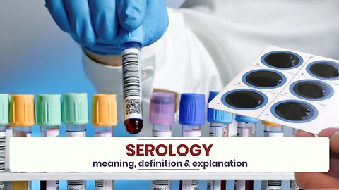 What is SEROLOGY?