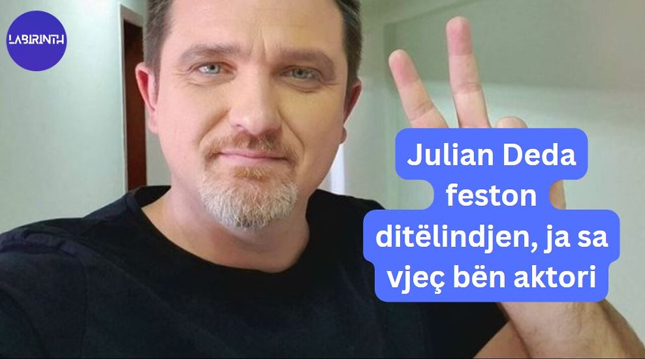 Pamje nga festa/ Julian Deda feston ditëlindjen, ja sa vjeç bën aktori