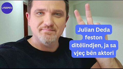 Pamje nga festa/ Julian Deda feston ditëlindjen, ja sa vjeç bën aktori
