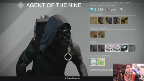Destiny 1 D1 Great Xur Location July 22, 2022 07/22/2022