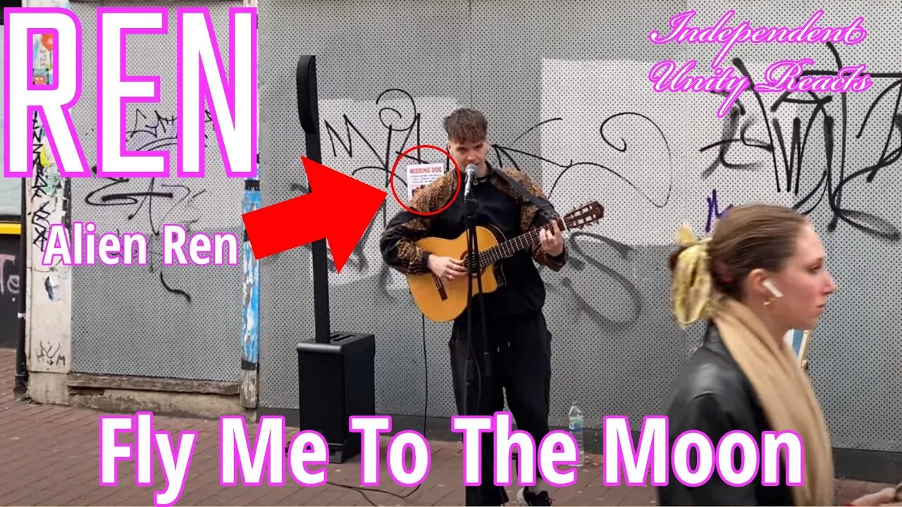 "Alien" Musician Ren Has A Dog Army Too!! | Ren Performs Fly Me To the Moon Live Reaction