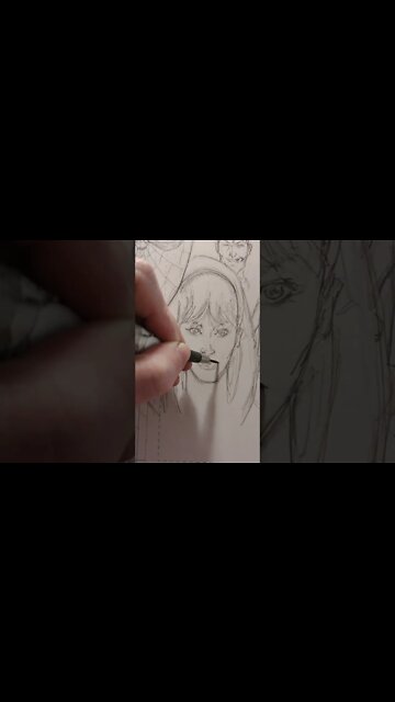 Drawing spiderman double page spread!