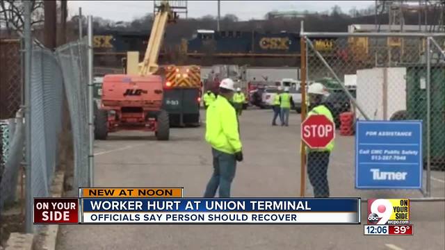 1 injured in accident at Union Terminal project