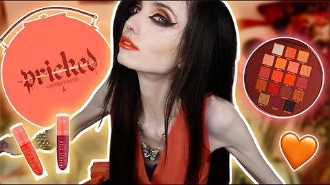 Trying the Jeffree Star Pricked Palette and Collection 🧡