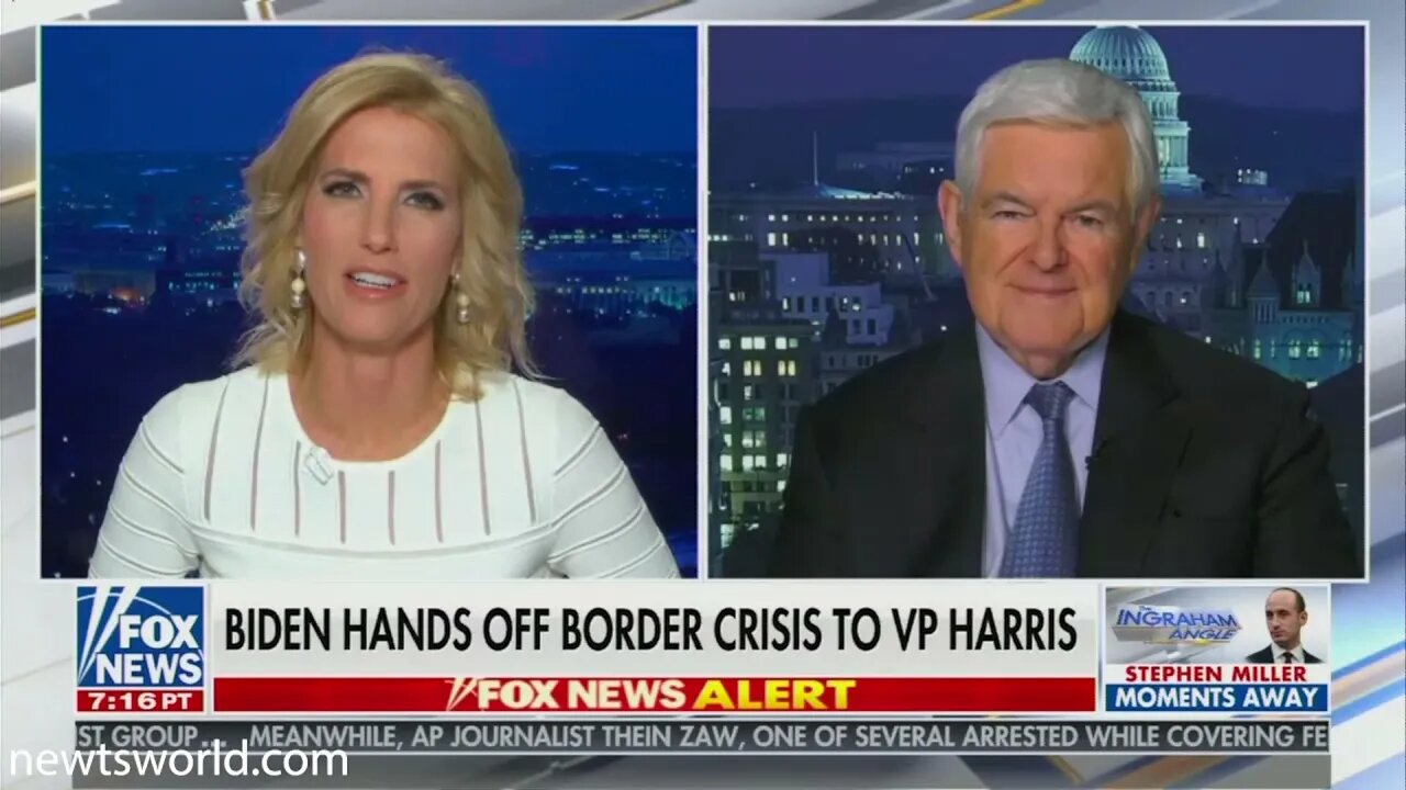 Newt Gingrich on Fox News Channel's the Ingraham Angle | March 24, 2021