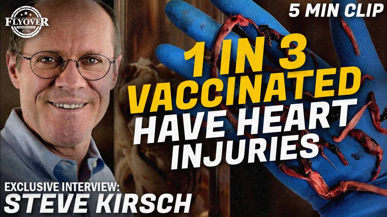 1 IN 3 VACCINATED HAVE HEART INJURIES with Steve Kirsch, Featured in DIED SUDDENLY Documentary