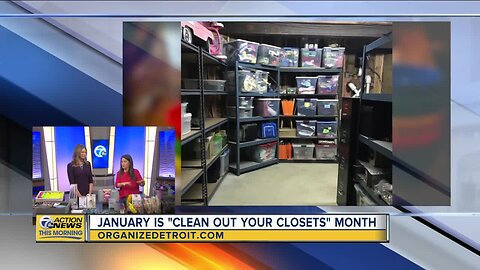 National Clean out your Closets month from Organize Detroit