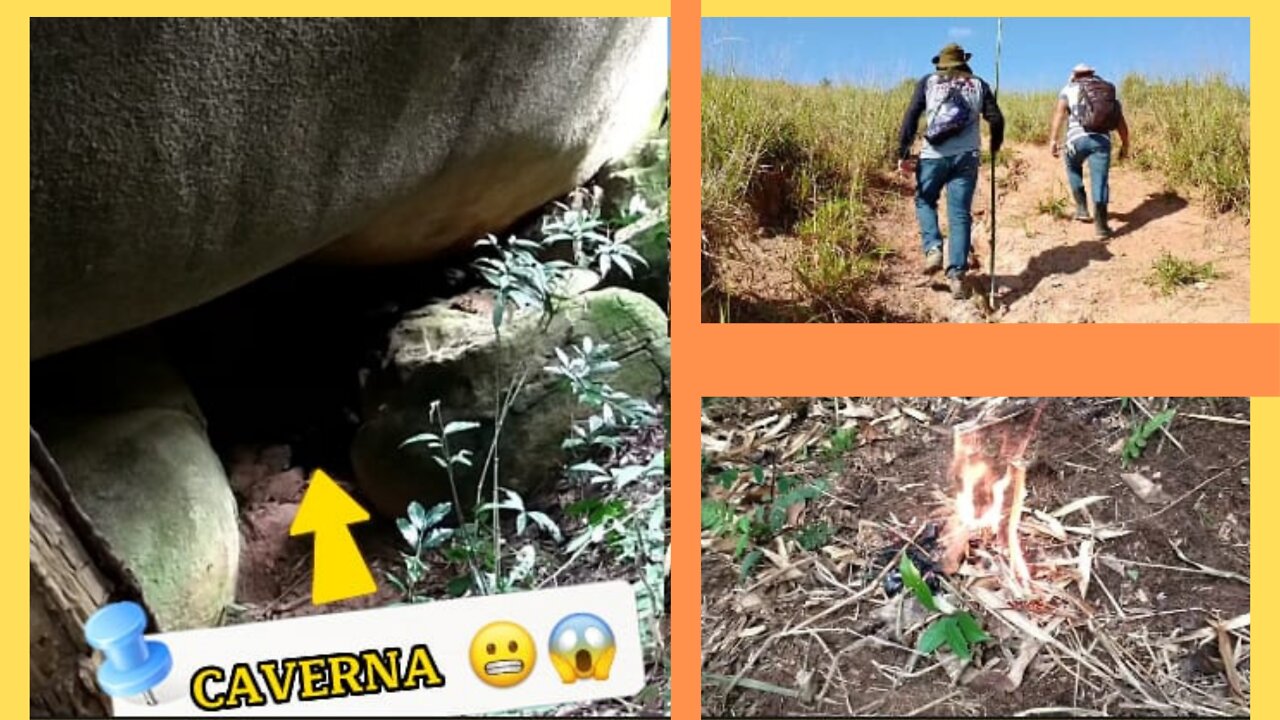 Trilha na Natureza Achamos uma...👉 CAVERNA 👈 Roseira SP 😬😱🌳(Parte1)