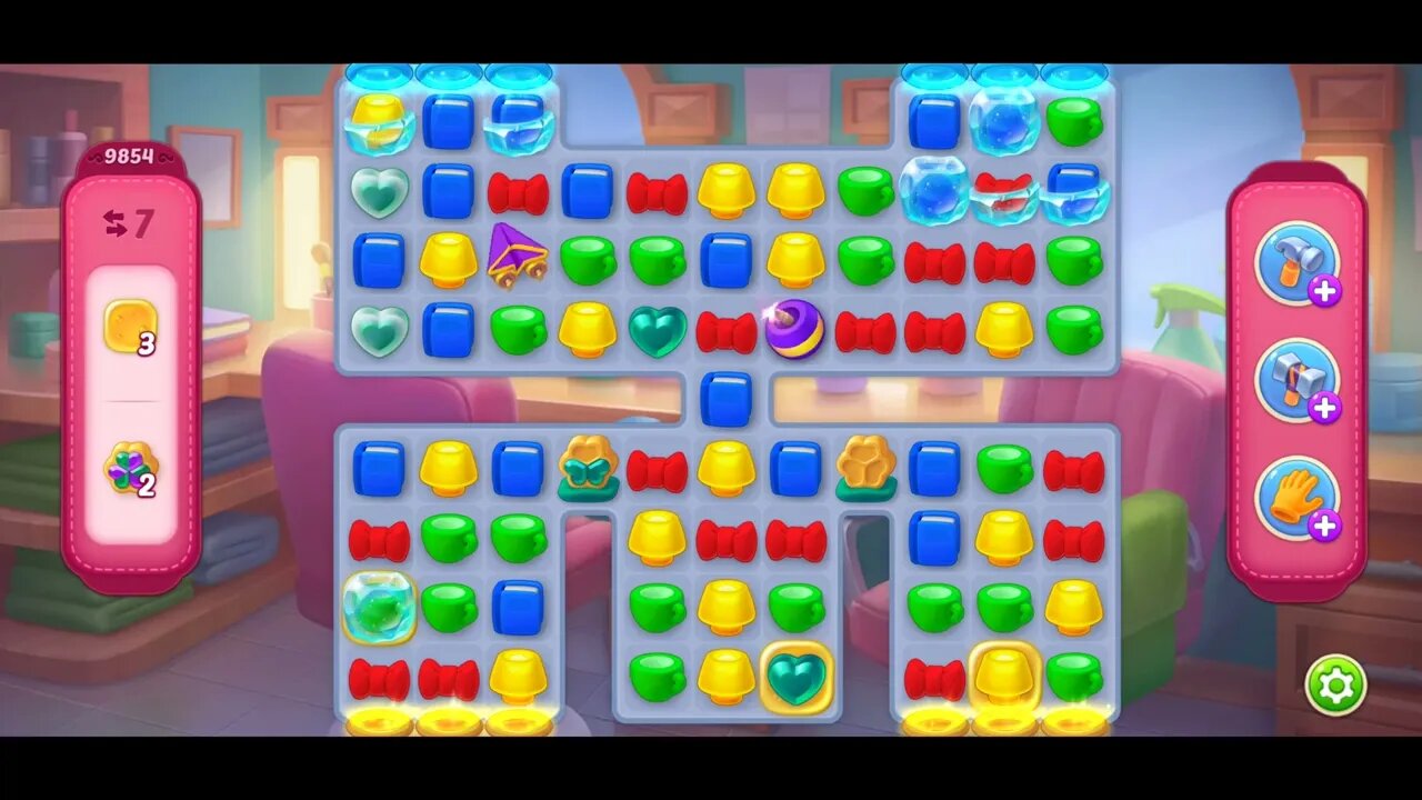 Playrix Homescapes Gameplay Walkthrough Level 9854