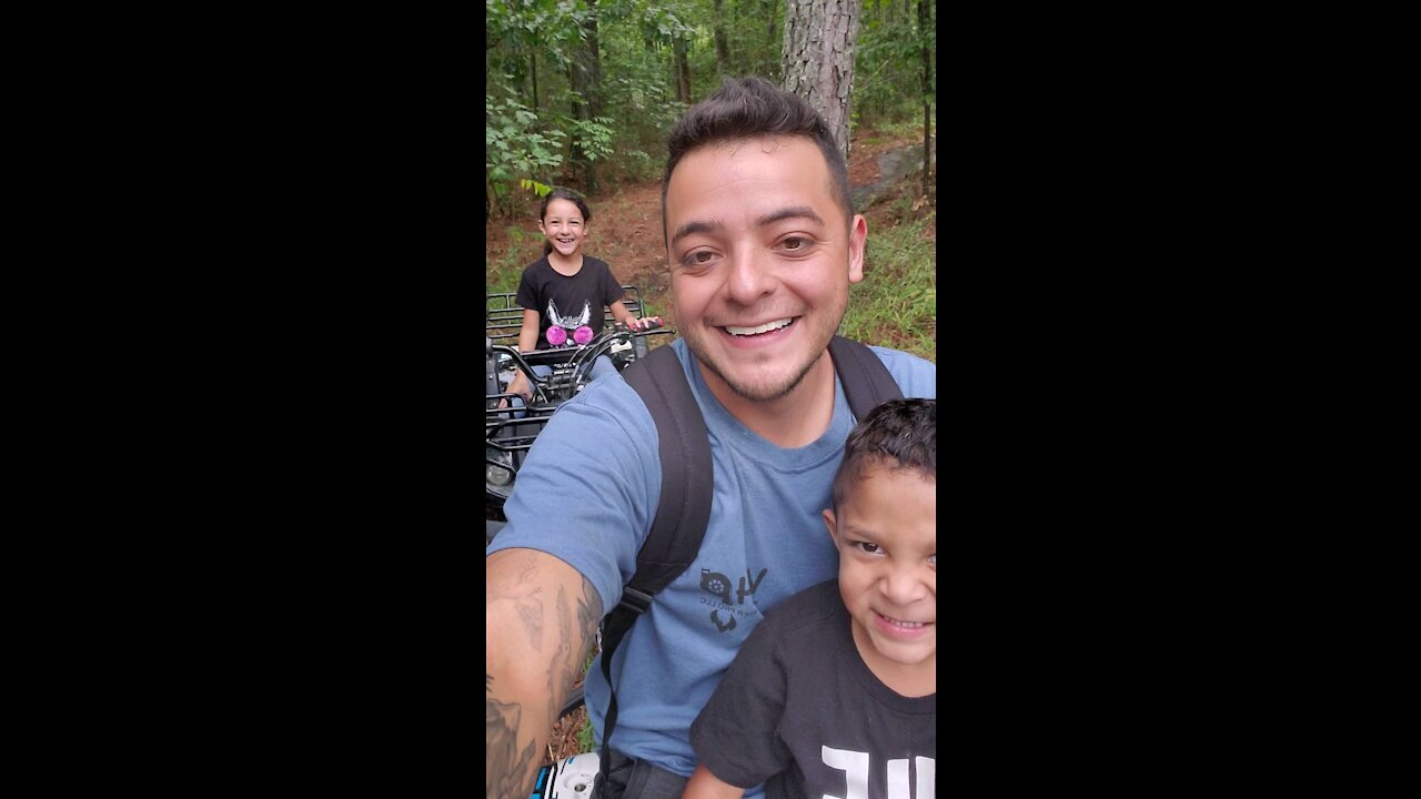 The Castillos go offroad with new toys.. (atvs)