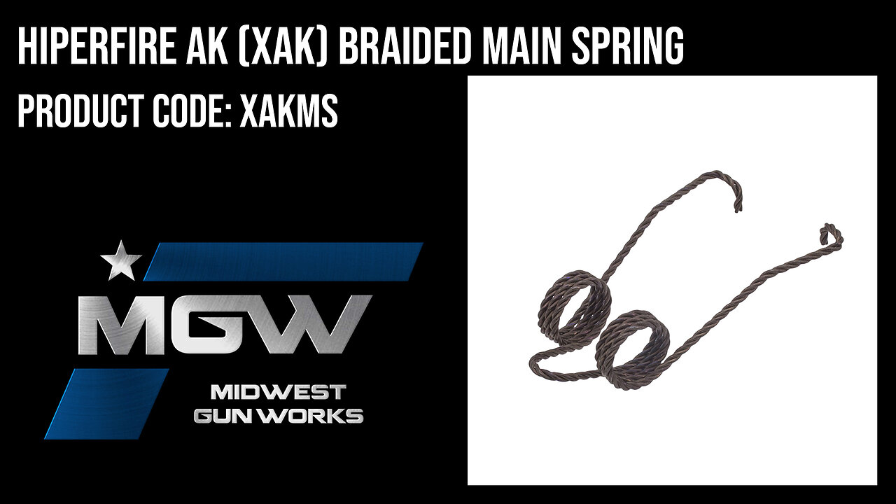 Hiperfire AK (XAK) Braided Main Spring - XAKMS