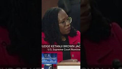 Marsha Blackburn to Ketanji Brown Jackson: What is a Woman? #shorts
