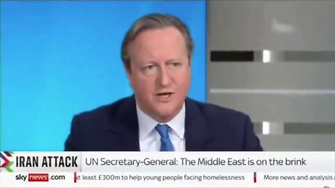 David Cameron: Iran attacking Israel was "reckless"