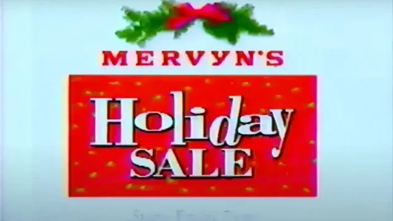 1993 Mervyn's Holiday Sale Commercial (90s Black Friday)