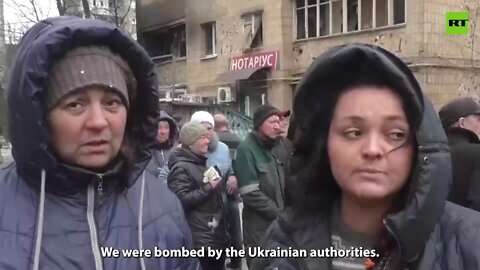 "The Ukrainian government bombed us": Mariupol residents on being held hostage by their own army