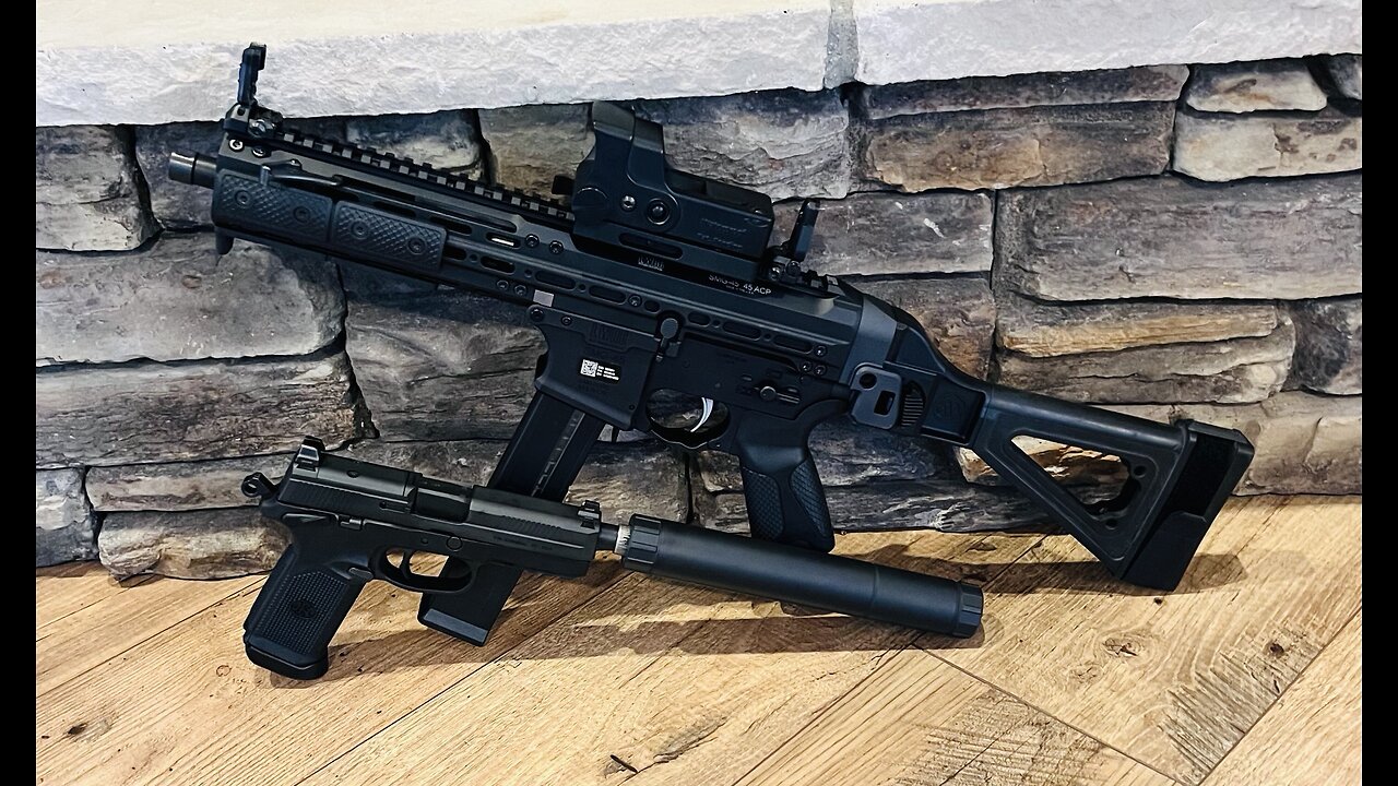 LWRC 45 ACP Suppressed VS FN FNX 45 ACP Suppressed!!!