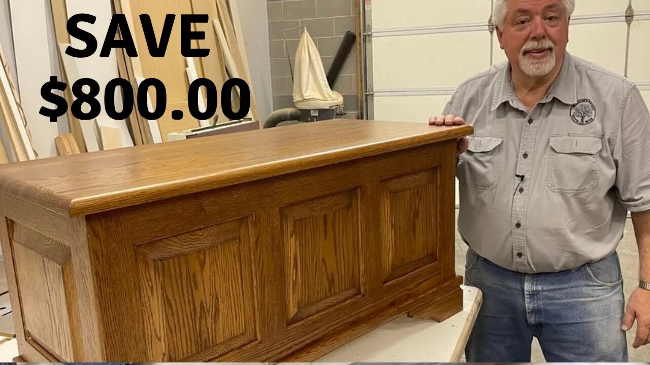 Build a $1,000 Amish Blanket Chest for Just $200: Master Woodworking and Save Big!