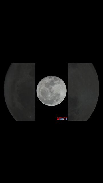 Full Buck Super Moon Screen Fit through my telescope 🔭 #moon #nasa #science #space #supermoon