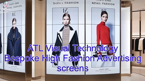 Wow! High Fashion Bespoke Advertising Displays