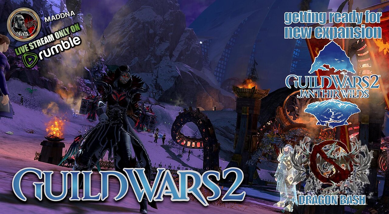 GUILD WARS 2 077 MACC getting ready for new expansion Aug 20 JANTHIR WILDS + DRAGON BASH 07