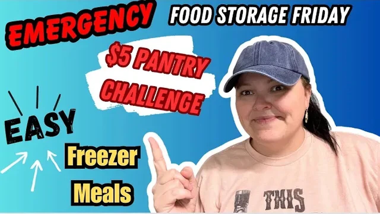 **NEW SERIES** $5 Emergency Pantry Challenge || Filling Our Freezer On The Cheap