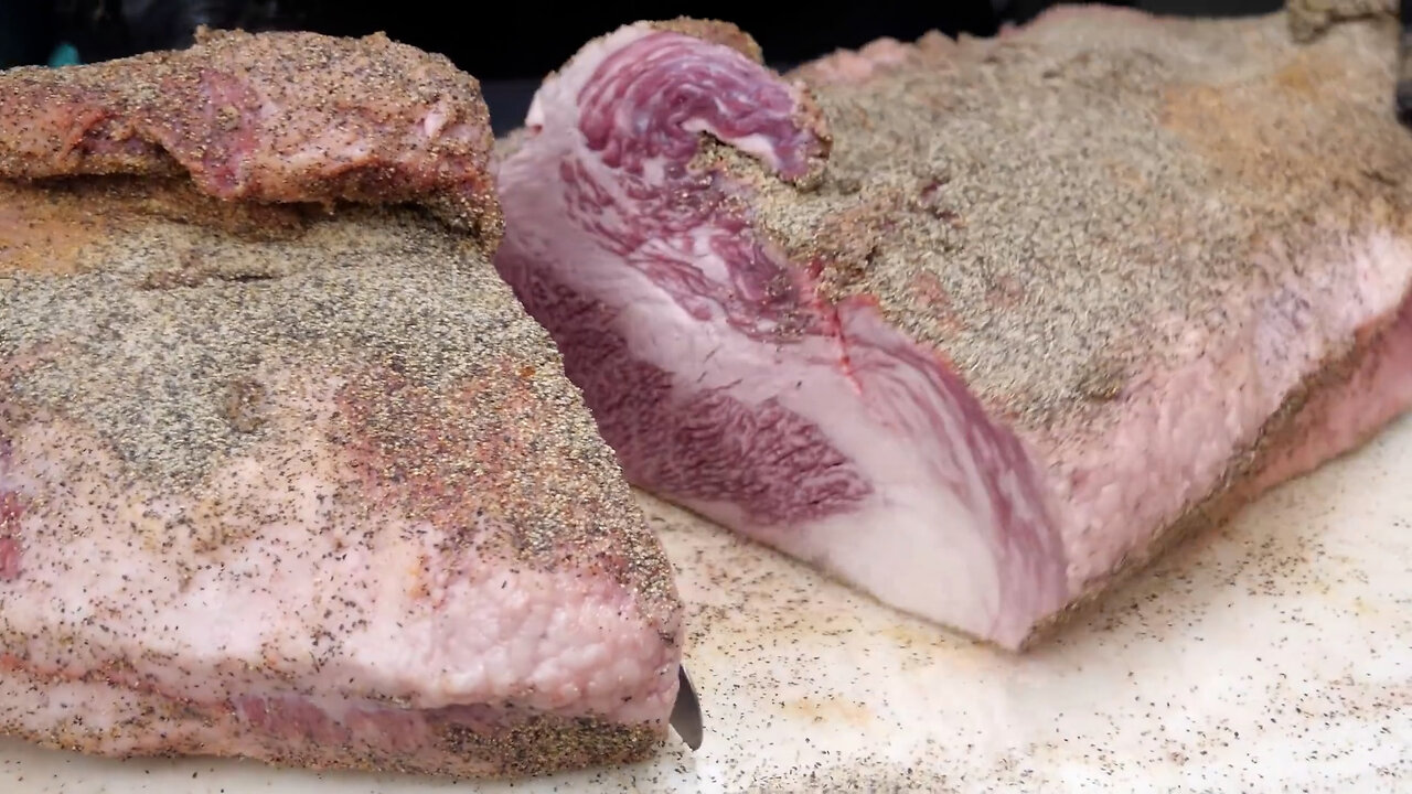 World's FIRST 20 Hour SMOKED Japanese A5 WAGYU Brisket in Tokyo Japan