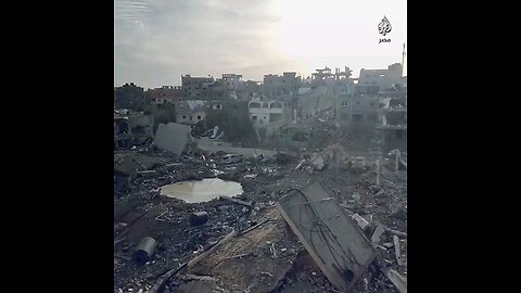 Beit Hanoun town: completely wiped out by Israeli jets & tanks.