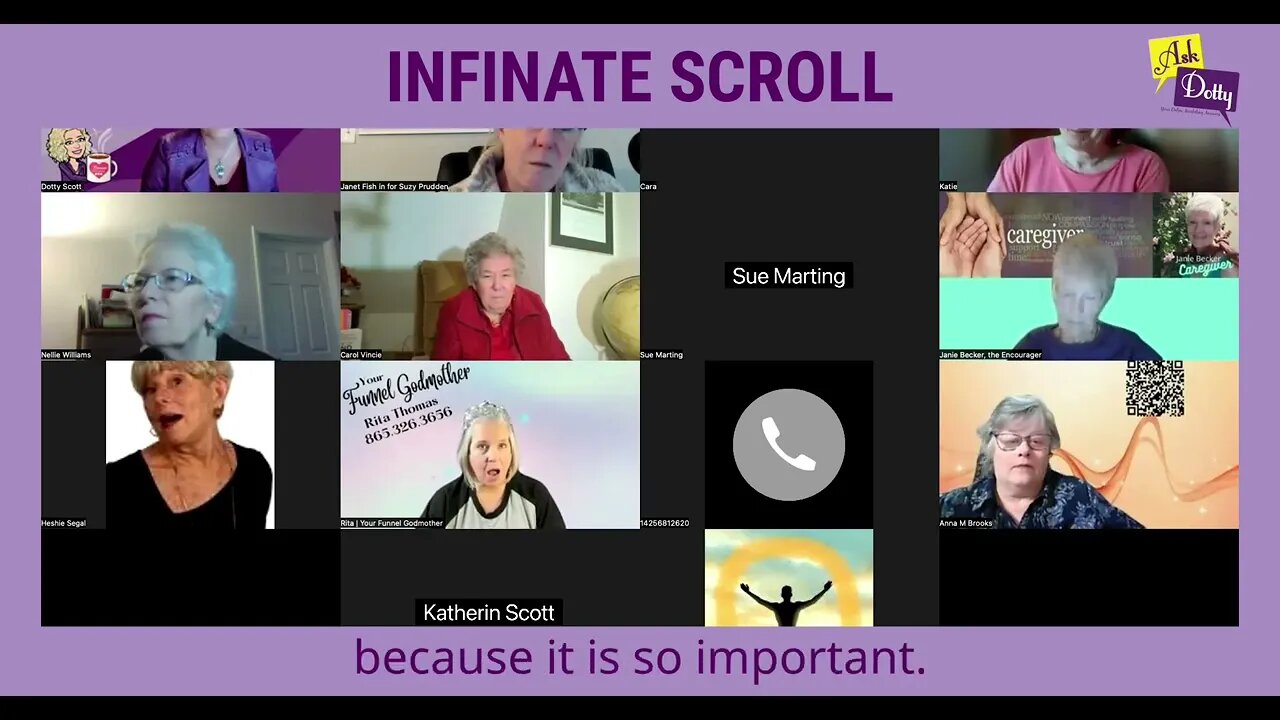 Infinite Scroll Captioned