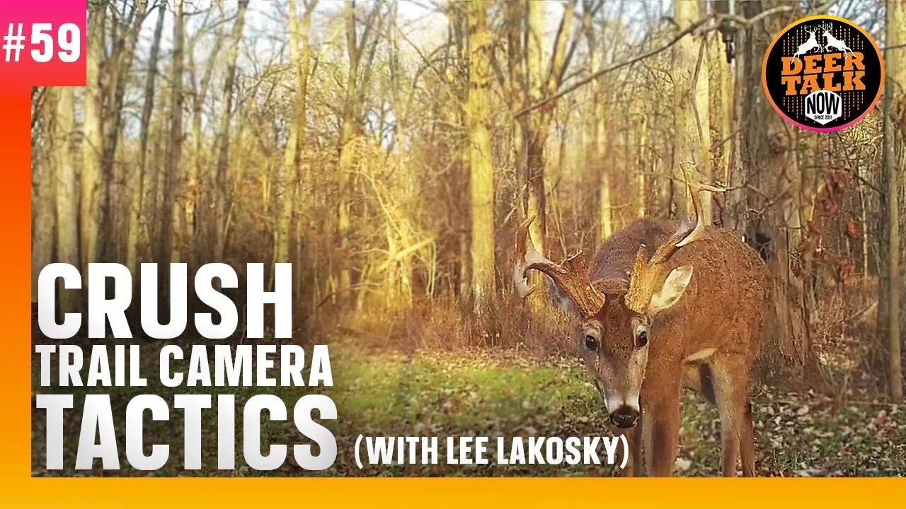 #59: CRUSH TRAIL CAMERA TACTICS with Lee Lakosky | Deer Talk Now Podcast