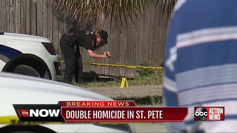 Police investigating double homicide of man and woman found dead in St. Petersburg alley