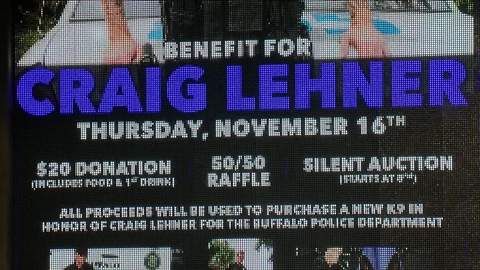 Friends and coworkers hosting benefit to honor Officer Lehner