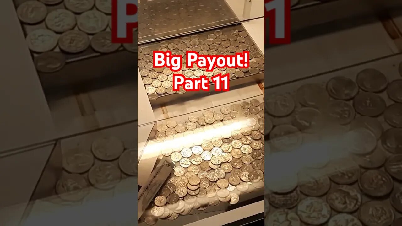 Big Payout! Bonus hole coin pusher part 11. #coinpusherjackpot #arcadetour #arcadehacks