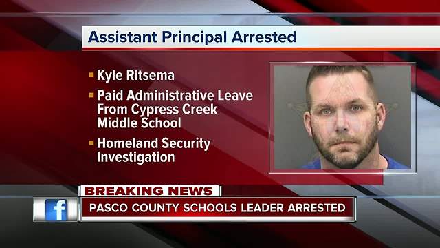 Pasco County assistant principal arrested following Homeland Security investigation