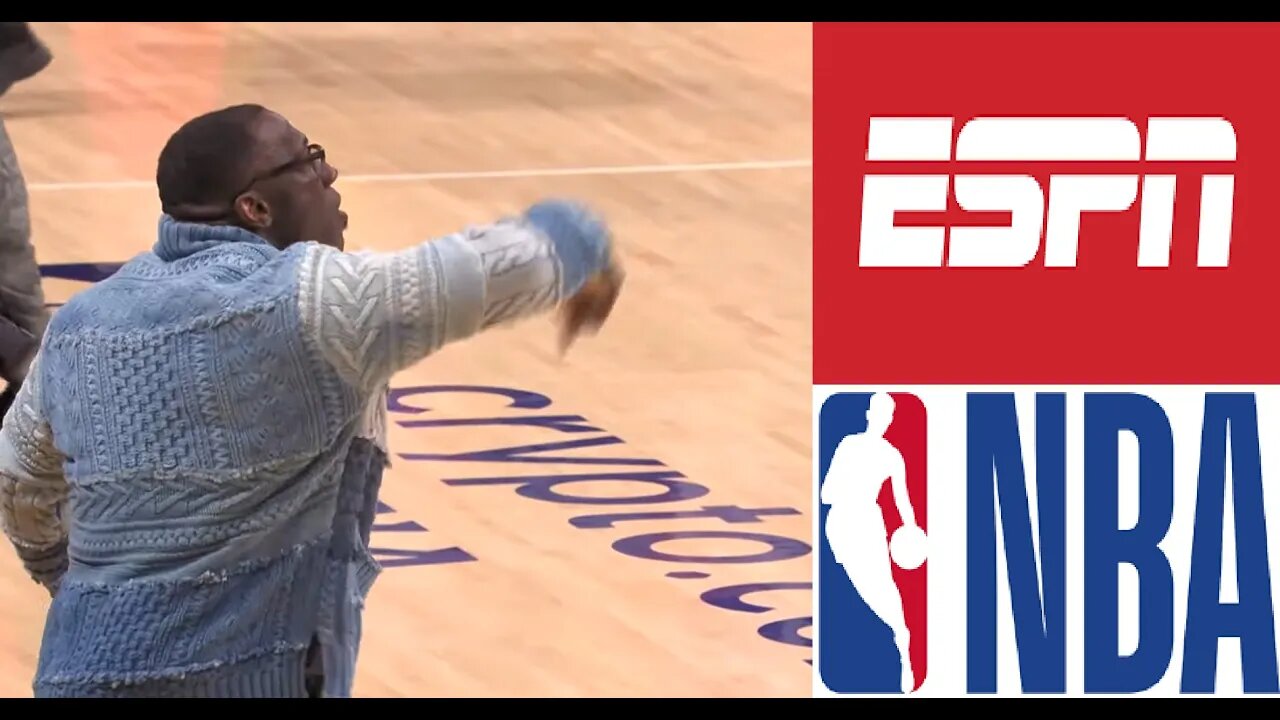 Shannon Sharpe Tries to Fight at NBA Game - ESPN & NBA Fans Support His Thug Behavior