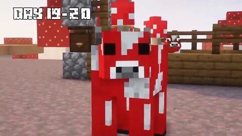 I @ Survived @ 100 @ DAYS @ as @ a MOOSHROOM in HARDCORE Minecraft!