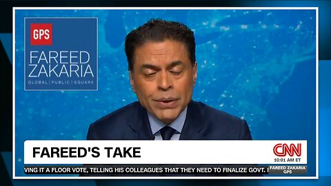 Fareed Zakaria offered a brutal and scathing criticism of the Biden