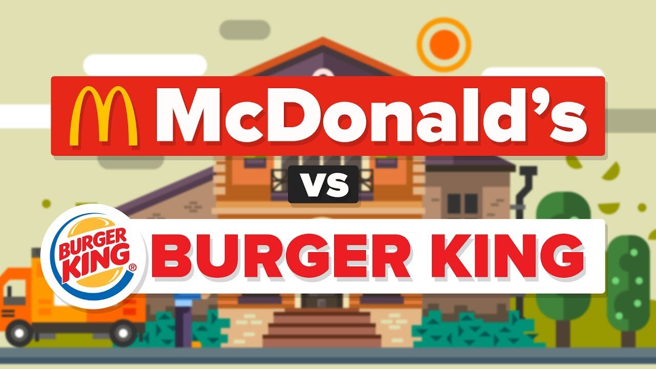 McDonald's vs Burger King - What Is The Difference Fast Food Restaurant Comparison