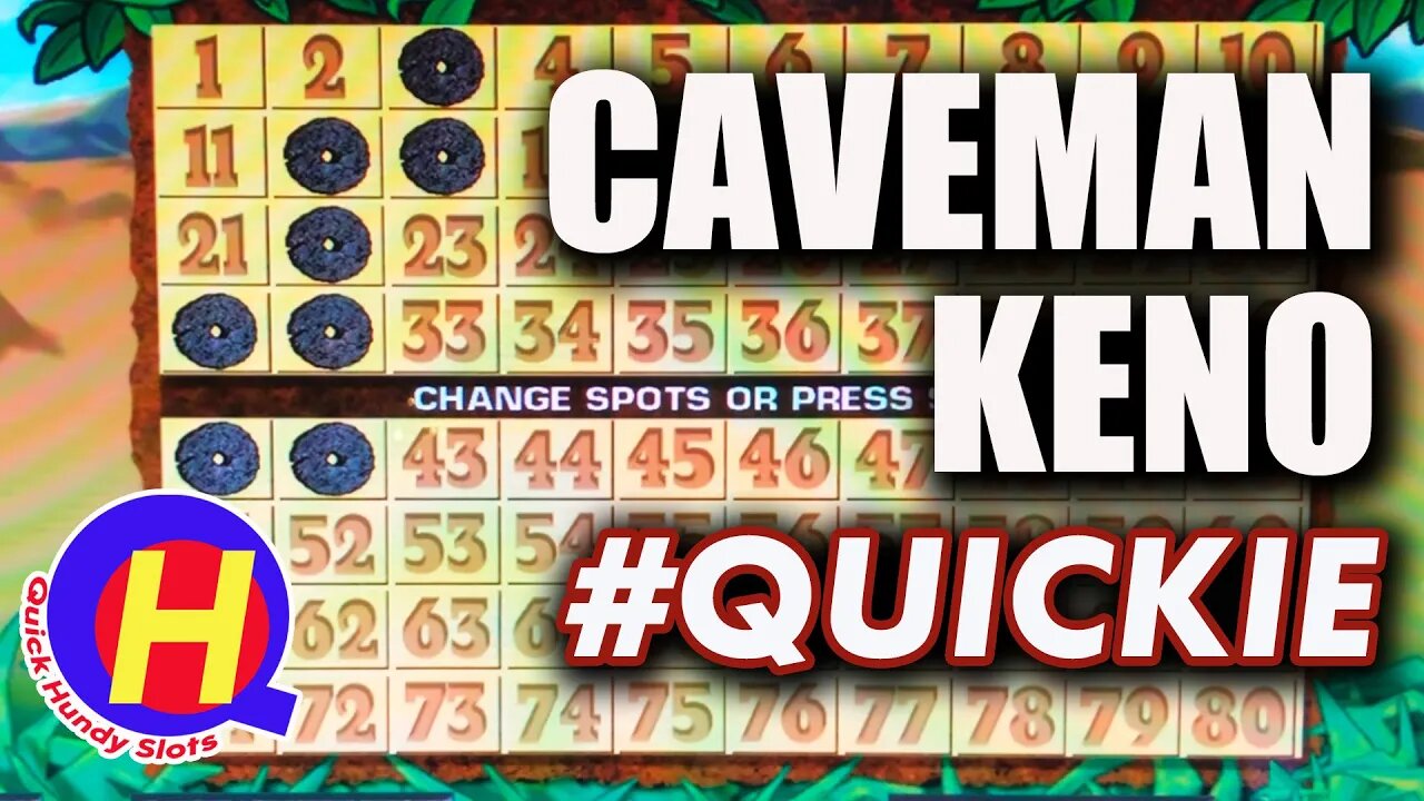 Caveman KENO Quickie Session! #KENONATION