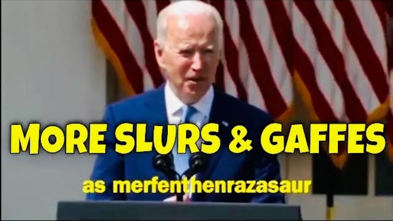 BIDEN SLURS & GAFFES CONTINUE (dramatic animals react)