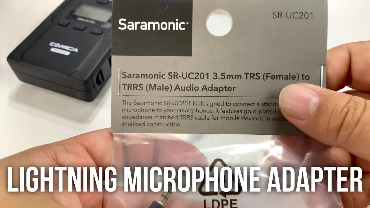 How to connect a microphone to an iPhone through the Lightning Port