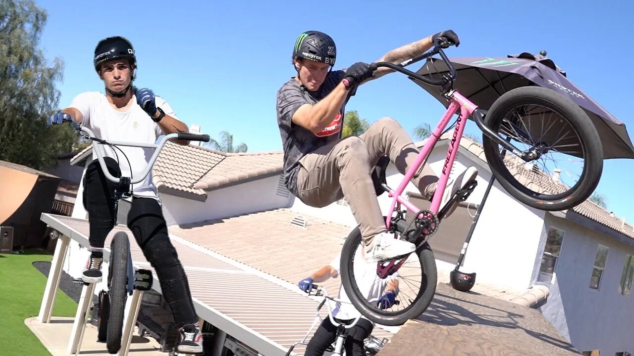BMX at Andy Buckworths house Bryce Tryon, Austin Forkner and Jose Cedano